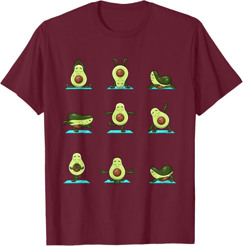 Funny Avocado Yoga Fitness Funny Exercising Gym Avocado