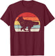 Vintage Retro English Shepherd Dog Men Women Girls Kids T-Shirt - T-Shirt | Maroon