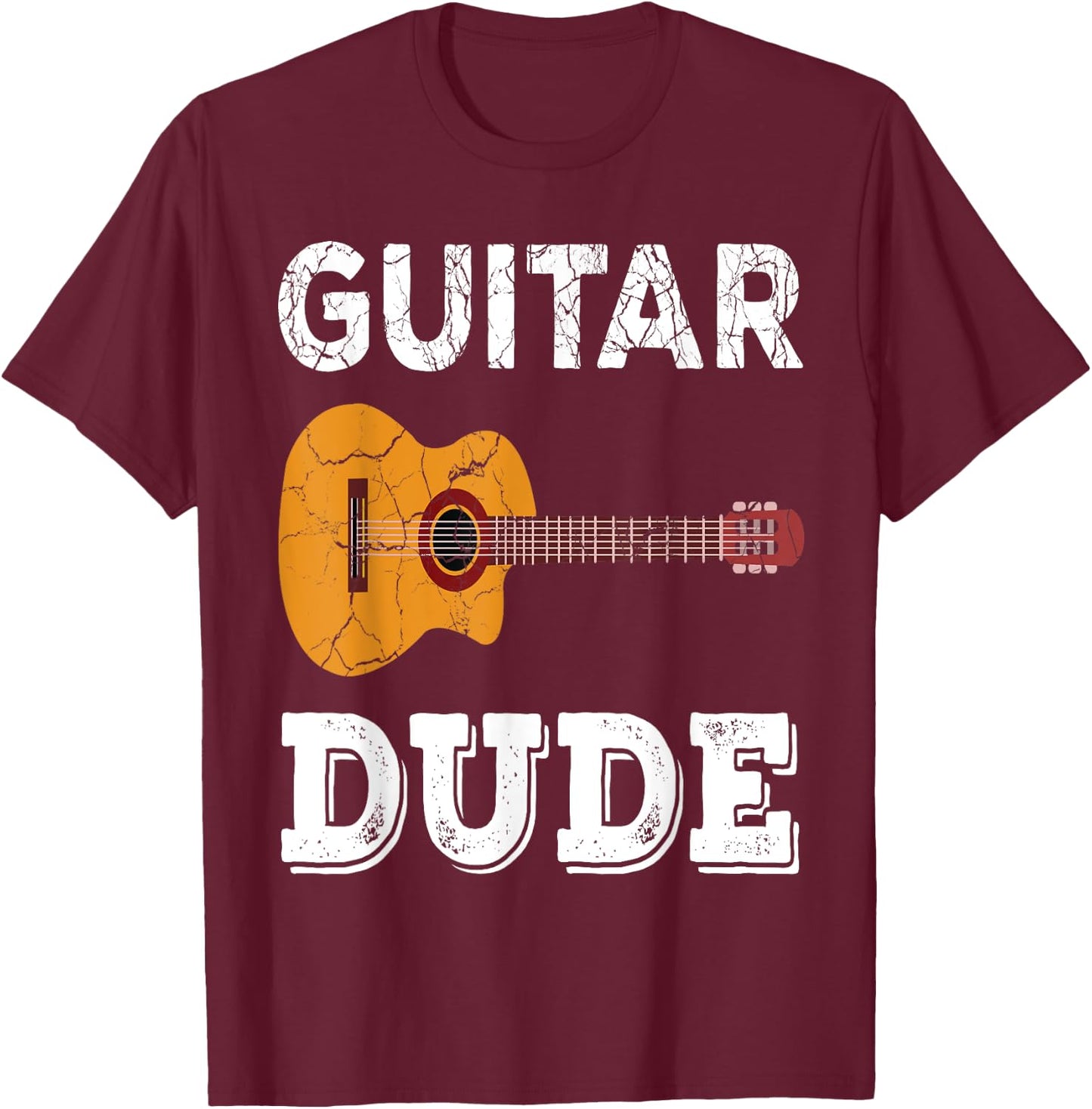 Guitar Dudes Classical T-Shirt - T-Shirt | Maroon