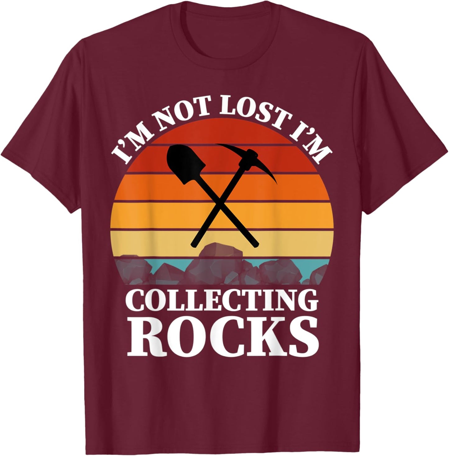 Funny Rock Collector Geology Design Women Rockhounds T-Shirt - T-Shirt | Maroon