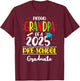 Funny Proud Grandpa of a Class of 2025 Pre-school Graduate T-Shirt - T-Shirt | Maroon