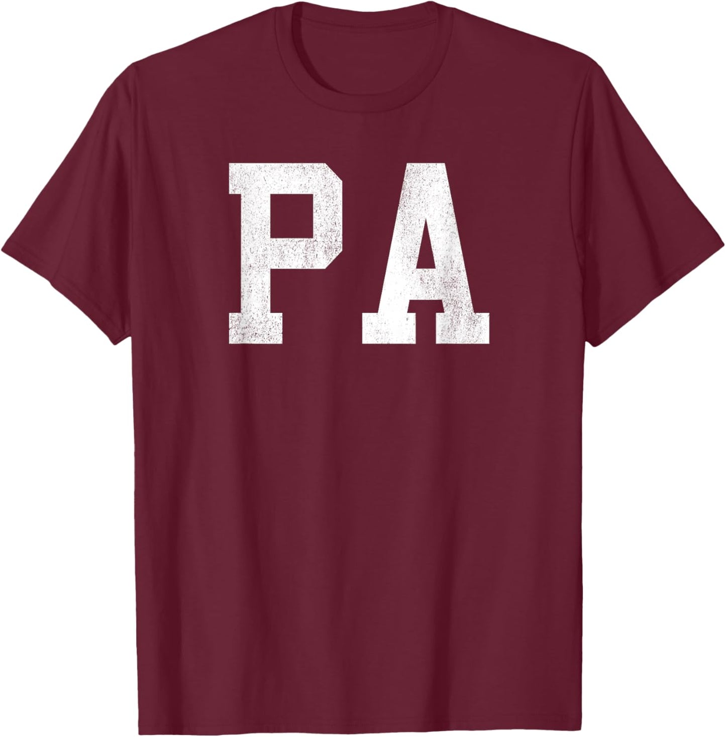 Pa - Classic Bold Font Father's Day Pa T-Shirt - T-Shirt | Maroon