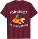 Everything Is Mindset Shark Fin Goldfish Vintage T-Shirt - T-Shirt | Maroon