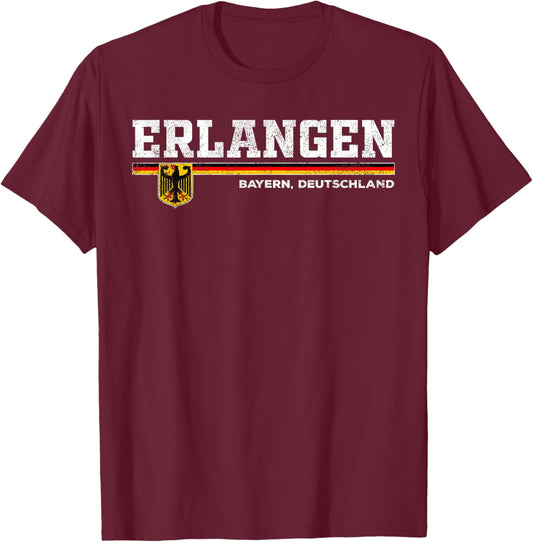 Erlangen Germany / Deutschland T-Shirt - T-Shirt | Maroon