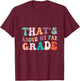 That's Above My Pay Grade Funny Office Job Worker Sarcastic T-Shirt - T-Shirt | Maroon