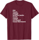 BALLET BARRE WARM UP Ballerina Dancer Plie Tendu Graphic T-Shirt - T-Shirt | Maroon