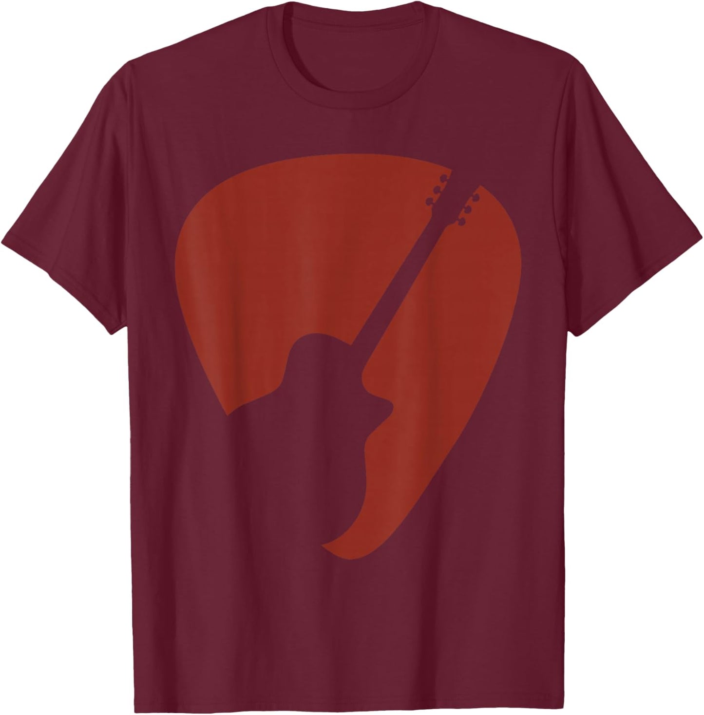 Guitar T-Shirt - T-Shirt | Maroon