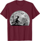 Bigfoot Walking Chihuahua Dog Sasquatch Halloween T-Shirt - T-Shirt | Maroon