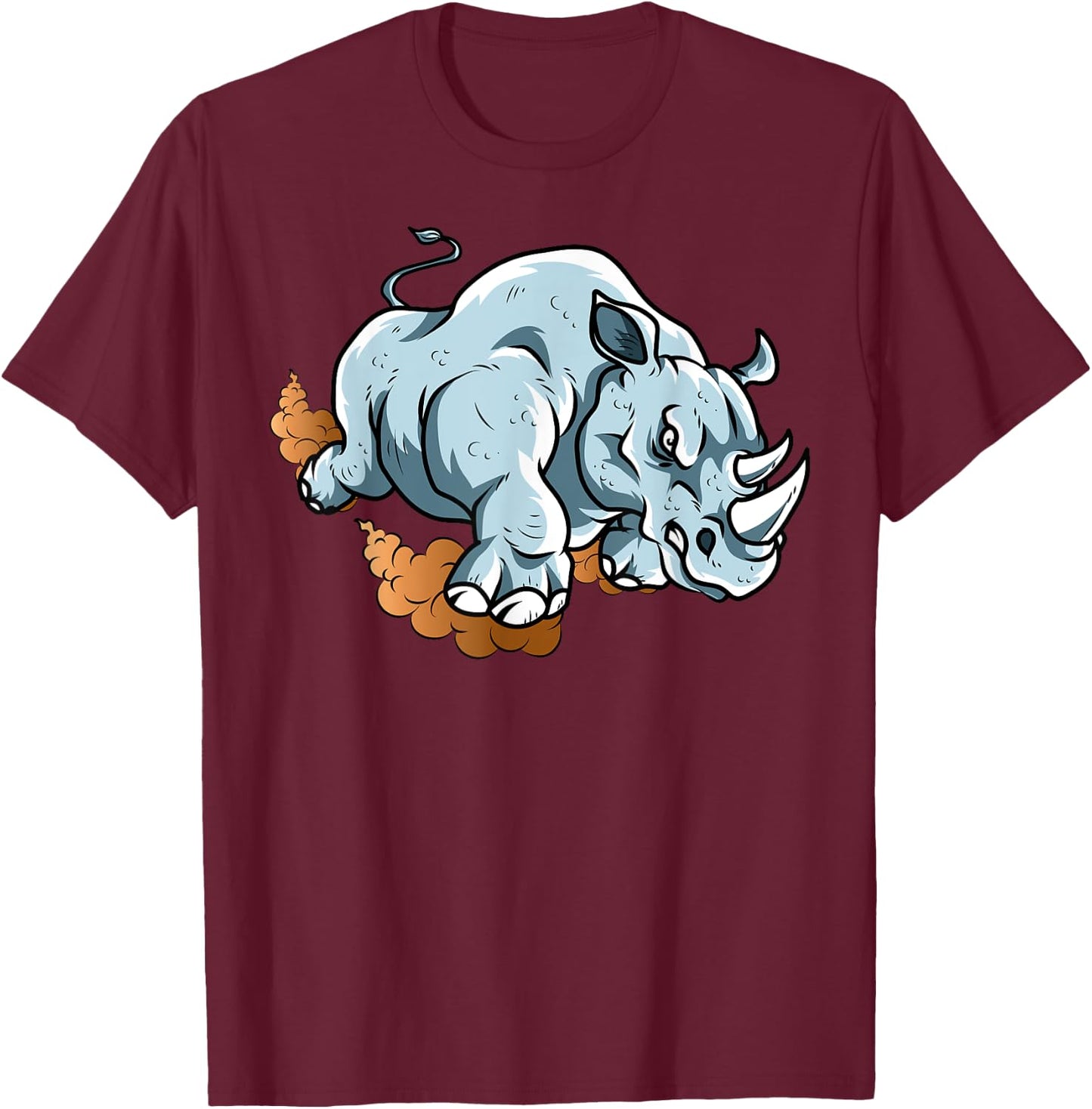 Rhino Lover Rhinoceros African Animal Safari Horn Wildlife T-Shirt - T-Shirt | Maroon