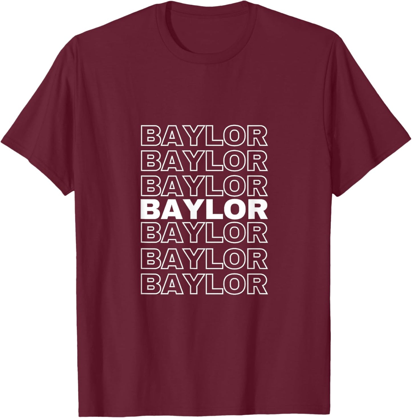 BAYLOR Proud Family Retro Reunion Last Name Surname T-Shirt - T-Shirt | Maroon