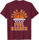 Bball Hoops Player - Streetball Basketball Fouls T-Shirt - T-Shirt | Maroon