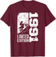 Motorcycle Vintage 1991 Birthday Dirtbike Pitbike Motocross T-Shirt - T-Shirt | Maroon
