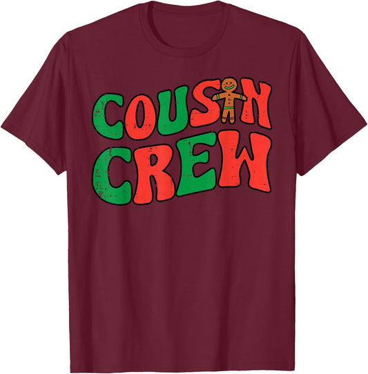 Christmas Cousin Crew Xmas Family Boys Girls Kids Toddler T-Shirt - T-Shirt | Maroon