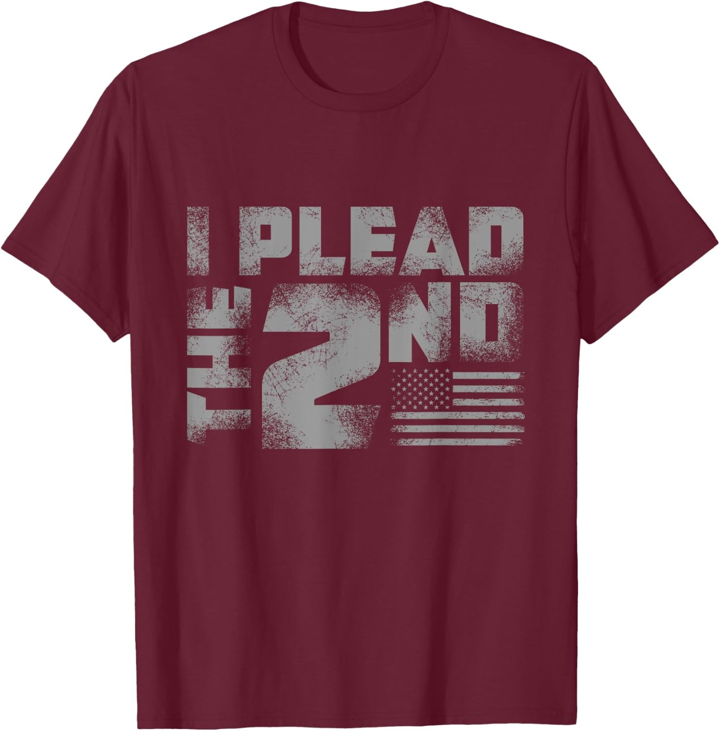 Second Amendment I Plead The 2nd Trump Gun Gift T-Shirt - T-Shirt | Maroon
