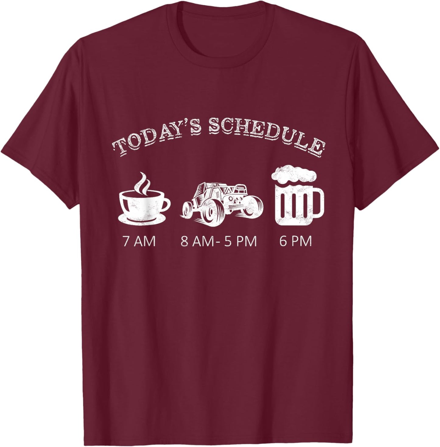 Rock Crawling RC Crawler RC Rock Crawling T-Shirt - T-Shirt | Maroon