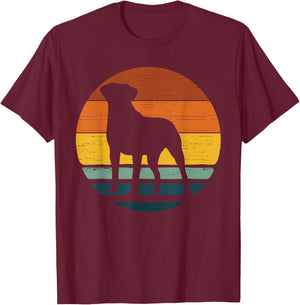 Valley Bulldog Vintage Retro Mum Dad Dog Gift T-Shirt - T-Shirt | Maroon