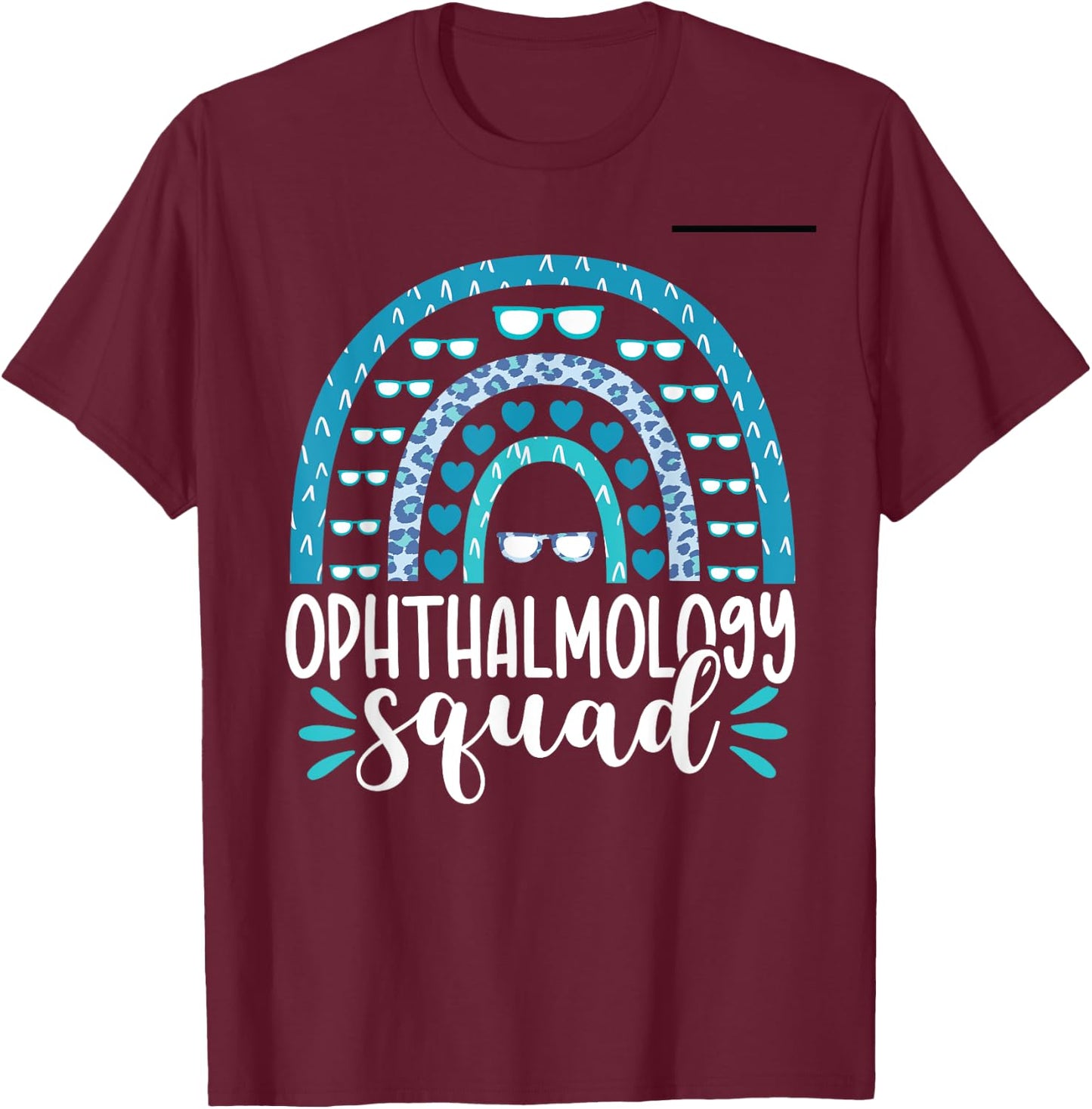 Ophthalmology Squad Ophthalmologist Optometrist Optician T-Shirt - T-Shirt | Maroon