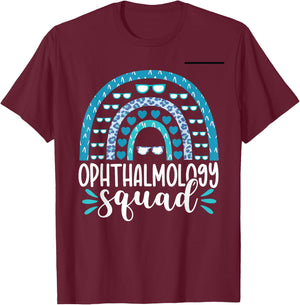 Ophthalmology Squad Ophthalmologist Optometrist Optician T-Shirt - T-Shirt | Maroon