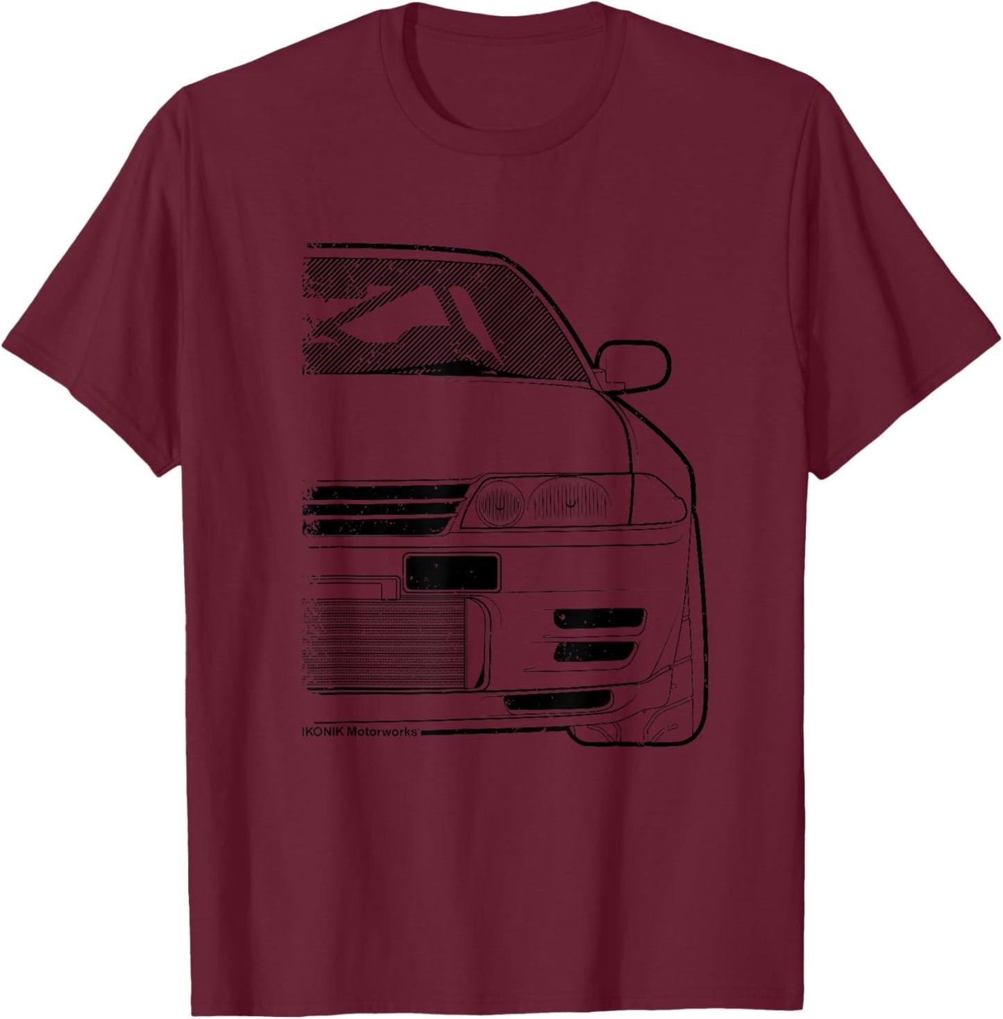 Classic Racing R32 Turbo Stealth T-Shirt - T-Shirt | Maroon