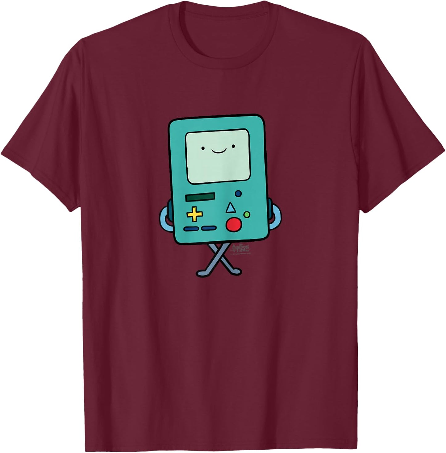 Adventure Time BMO T-Shirt - T-Shirt | Maroon
