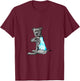Funny Women Gifts Dog Pitbull I Love Mom Tattoo Gift T-Shirt - T-Shirt | Maroon