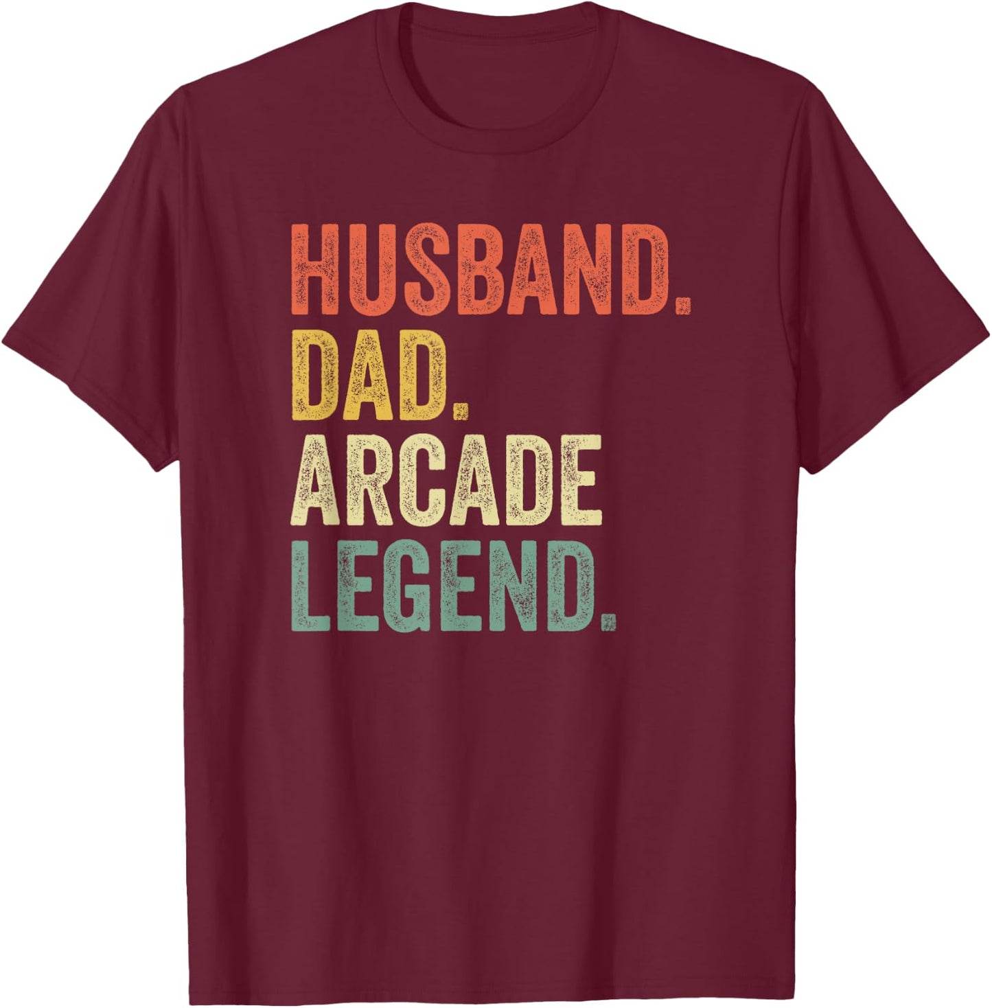 Retro Arcade Shirt 80s Game Christmas Gifts Dad T-Shirt - T-Shirt | Maroon