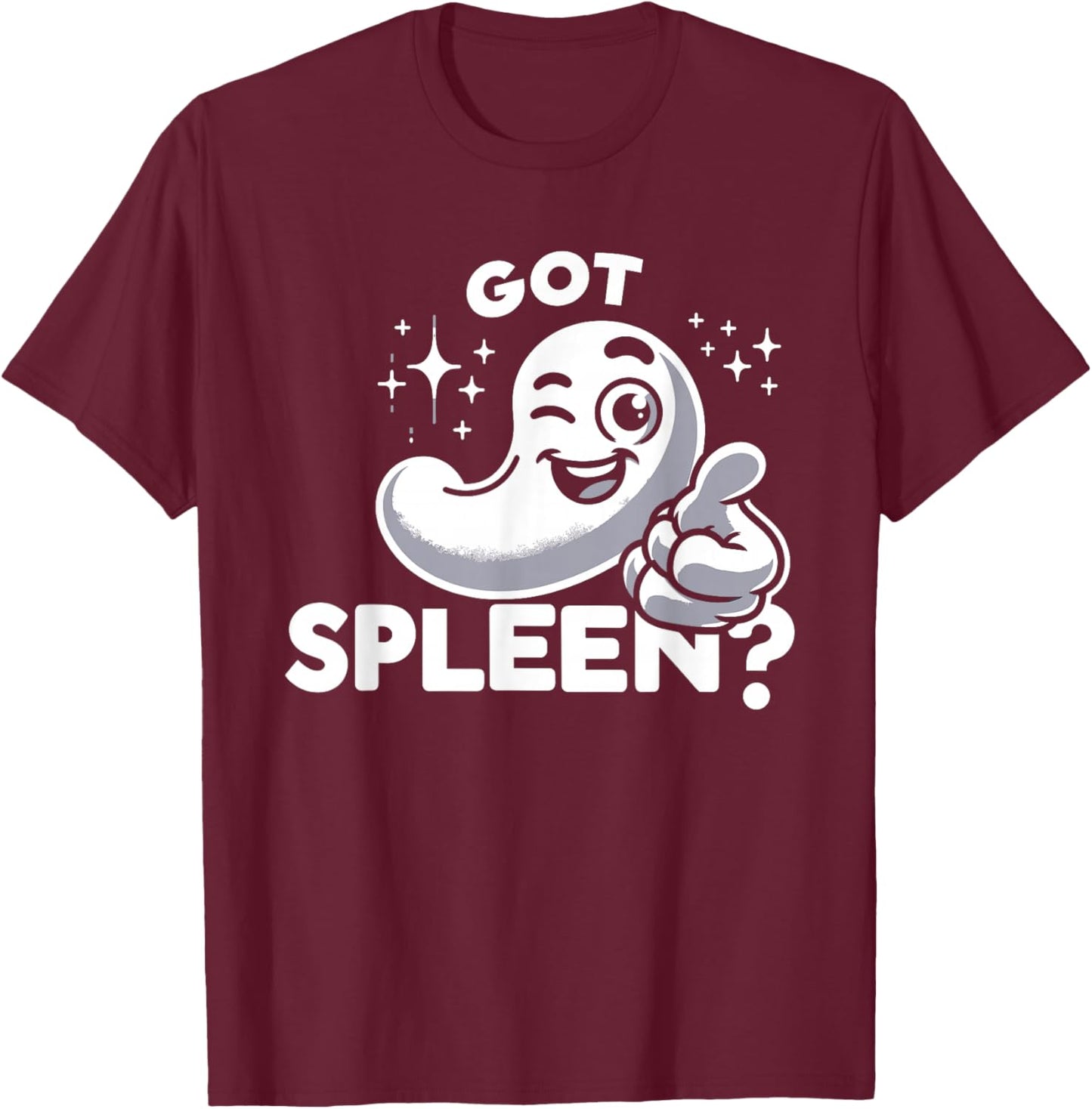 Spleen Surgery Survivor Spleen Removal Splenectomy Recovery T-Shirt - T-Shirt | Maroon