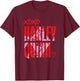 DC Comics Harley Quinn XOXO T-Shirt - T-Shirt | Maroon