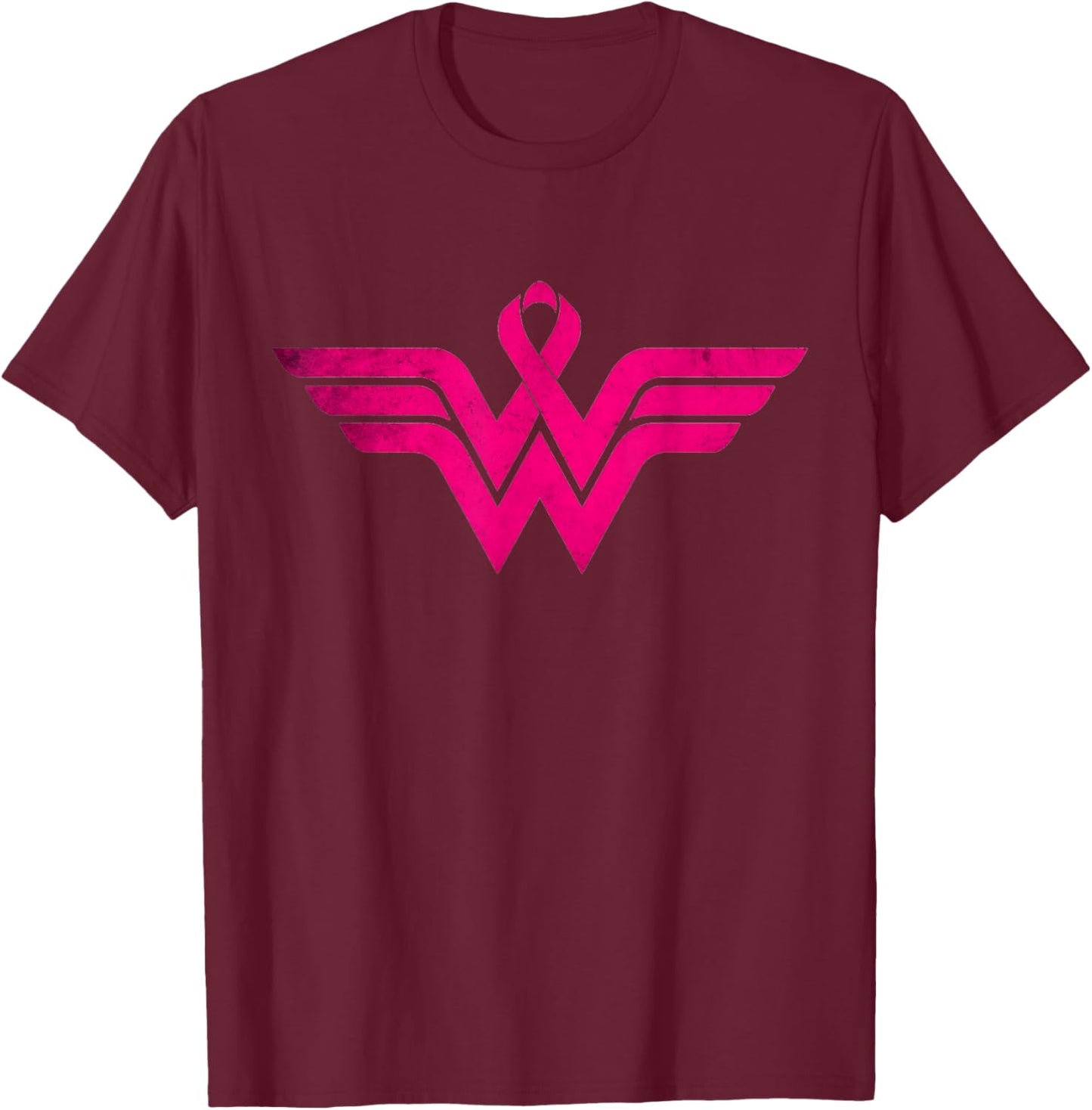 Breast Cancer Awareness for Super Women Survivors T-Shirt - T-Shirt | Maroon