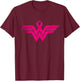 Breast Cancer Awareness for Super Women Survivors T-Shirt - T-Shirt | Maroon