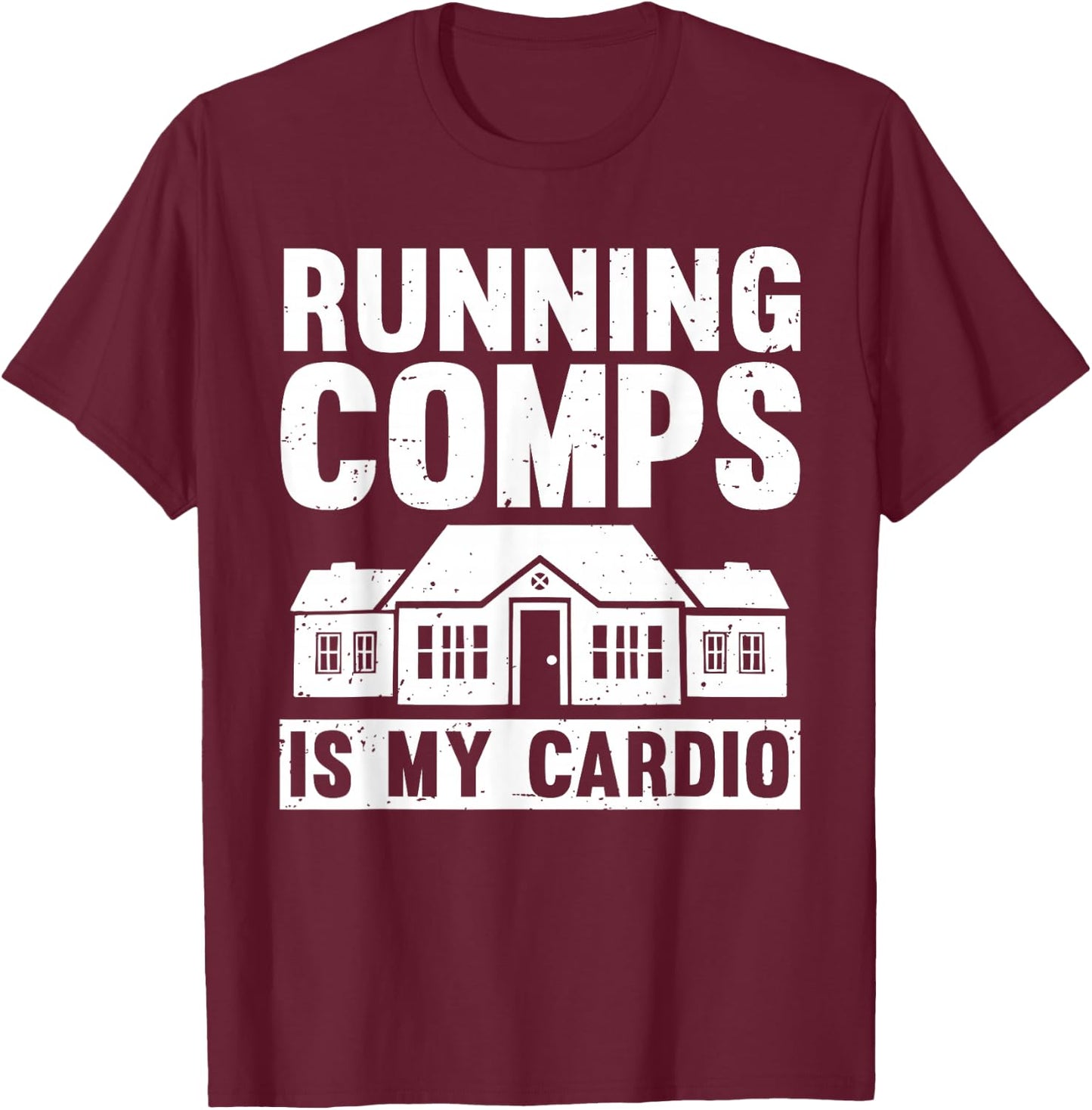 Funny Realtor Art Women Real Estate Property Realtor T-Shirt - T-Shirt | Maroon