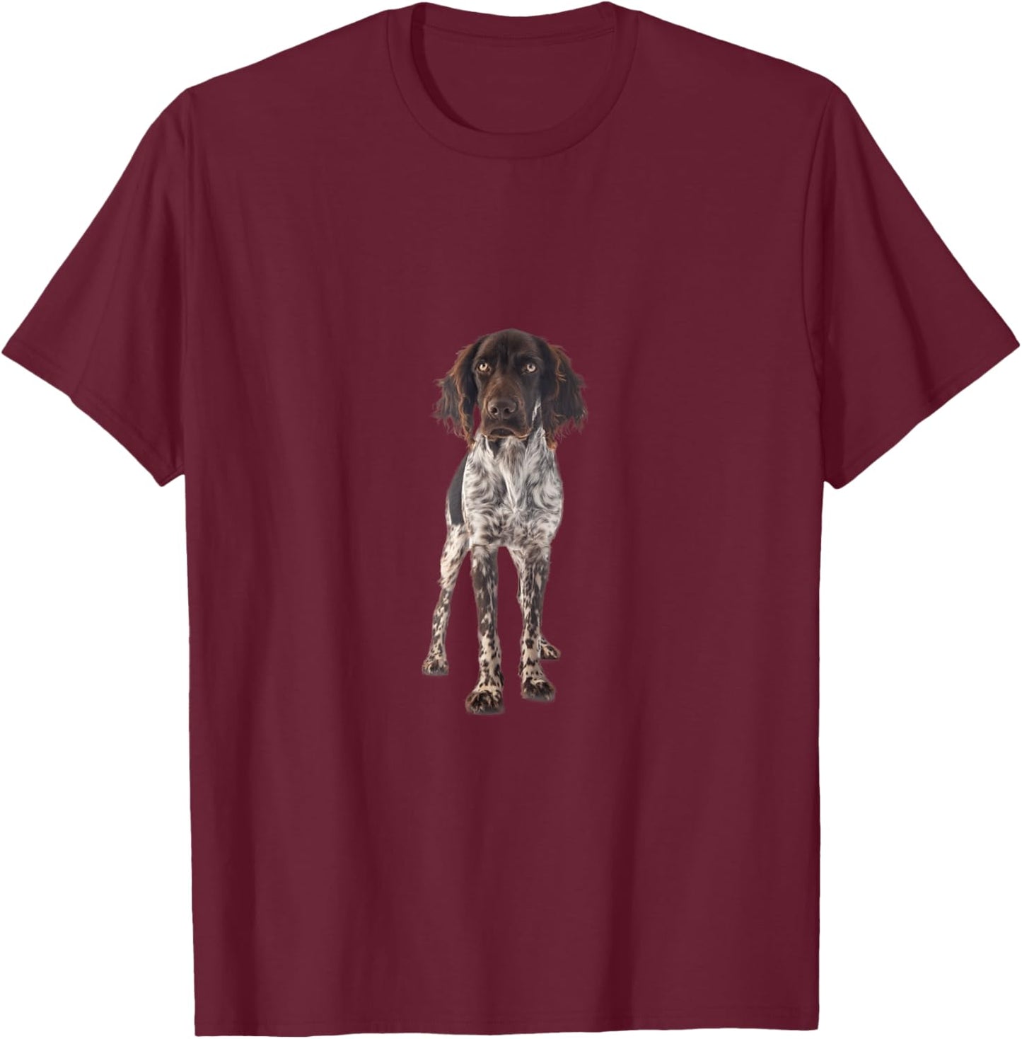 Niedlicher Münsterlander T-Shirt - T-Shirt | Maroon