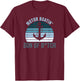 Motor Boatin' Son of a B... Vintage Sunset T-Shirt - T-Shirt | Maroon