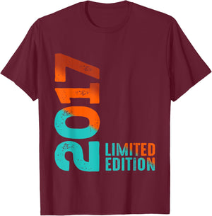 Limited Edition 2017 , Black, S T-Shirt - T-Shirt | Maroon