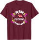 70 And Flocking Fabulous Flamingo Lover 70th BIrthday Girl T-Shirt - T-Shirt | Maroon
