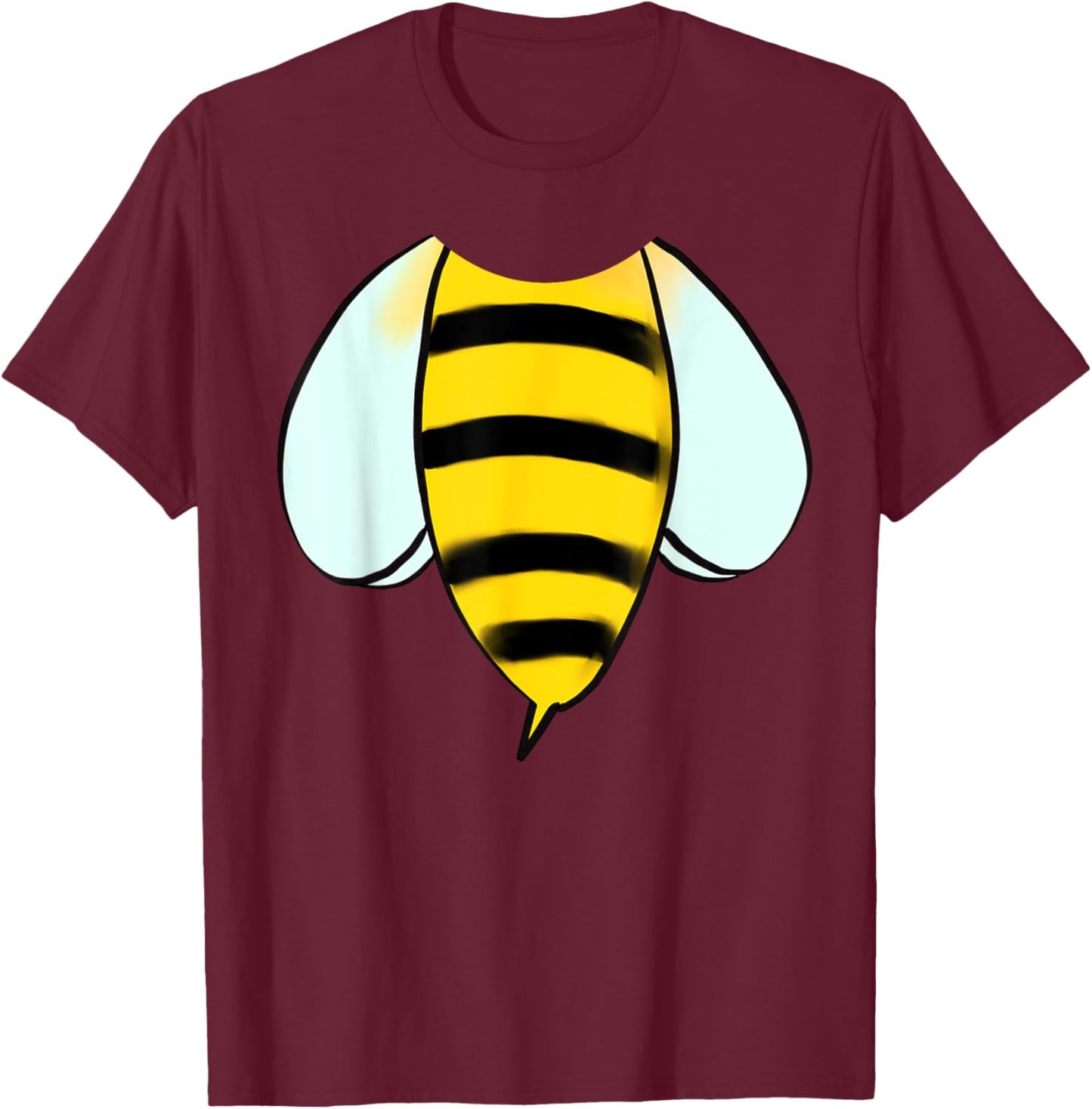 Bee Halloween Costume - Cute Bumblebee Insect Outfit T-Shirt - T-Shirt | Maroon