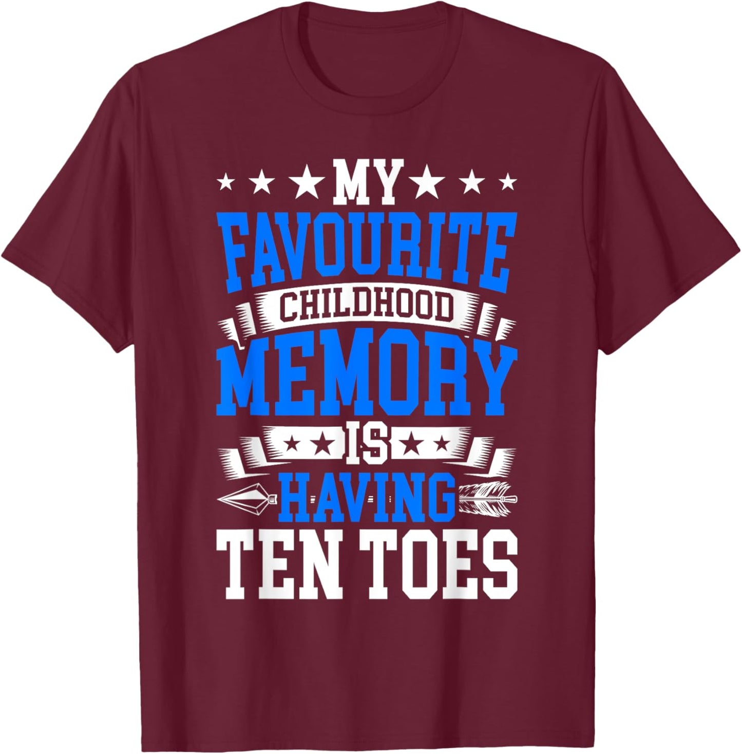 Diabetes Amputated Toes & Funny Toe Amputee T-Shirt - T-Shirt | Maroon