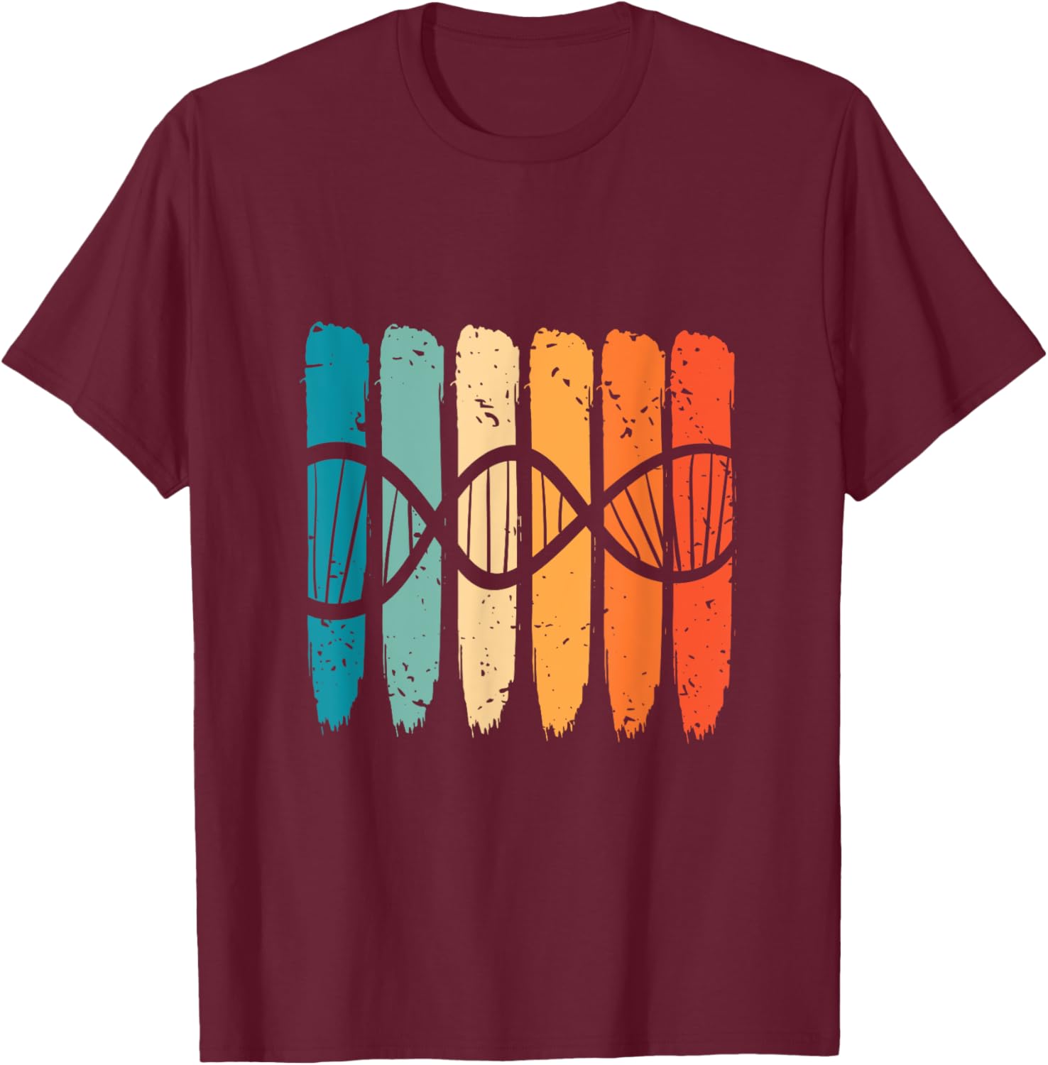 Biochemist Science DNA Vintage Biochemistry Biology Retro T-Shirt - T-Shirt | Maroon