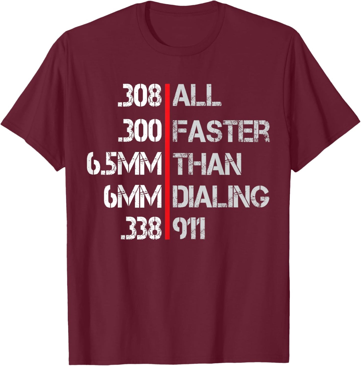 Long Range Shooting Marksman Precision Rifle Shooter T-Shirt - T-Shirt | Maroon