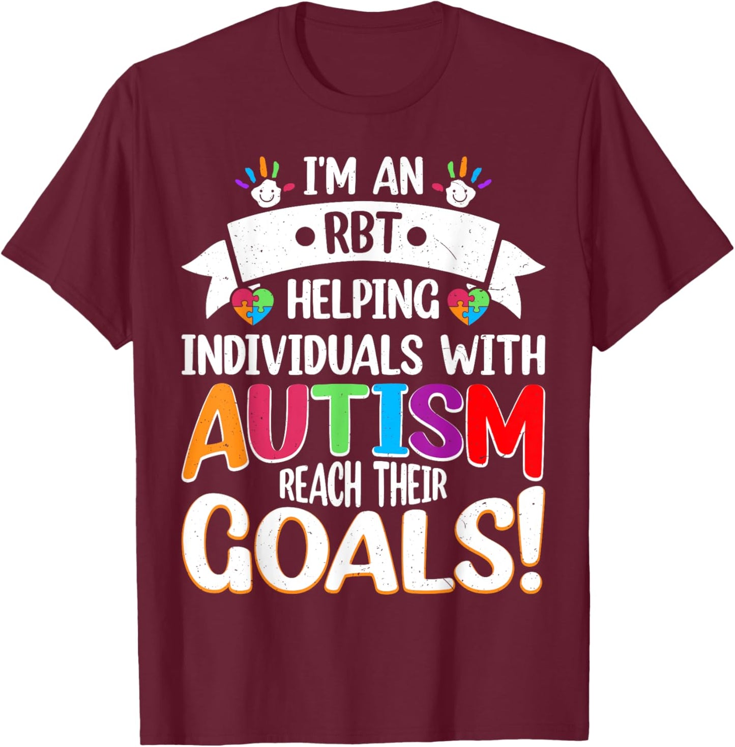 Behavior Analyst Teacher Squad Autism Therapists RBT Women T-Shirt - T-Shirt | Maroon
