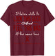 Essential Thrombocythemia Awareness - Adults - Black - Small - Modern - Letter Print - Short Sleeve - Classic Fit - Cotton Blend - Awareness T-Shirt - T-Shirt | Maroon
