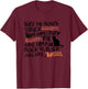 Twist The Bones Black Cat Halloween Costume Gift Women Kids T-Shirt - T-Shirt | Maroon