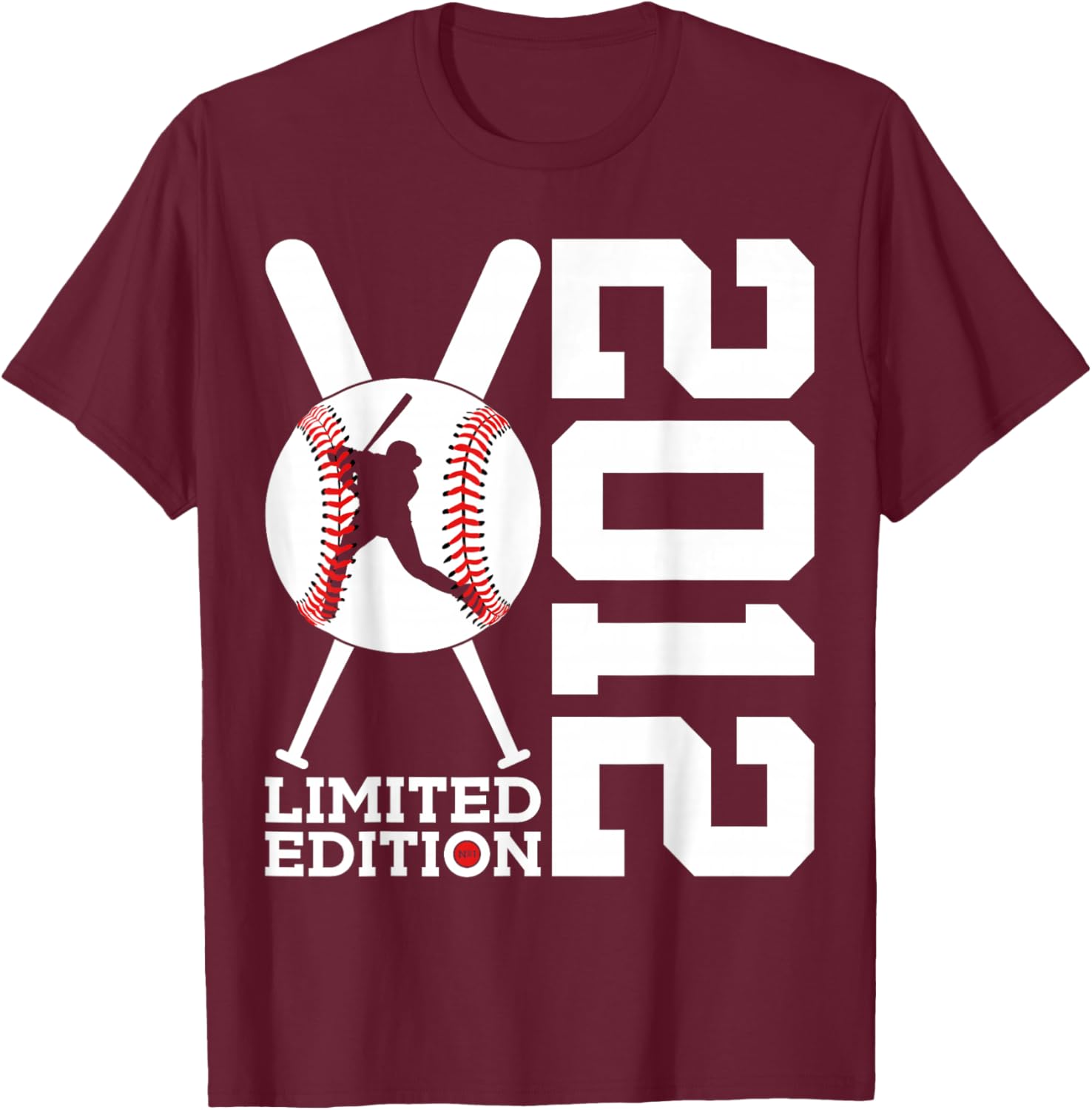 13th BIRTHDAY BASEBALL LIMITED EDITION 2012 T-Shirt - T-Shirt | Maroon