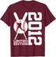 13th BIRTHDAY BASEBALL LIMITED EDITION 2012 T-Shirt - T-Shirt | Maroon