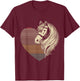 Horse Riding Women Valentines Day Gift Horse T-Shirt - T-Shirt | Maroon