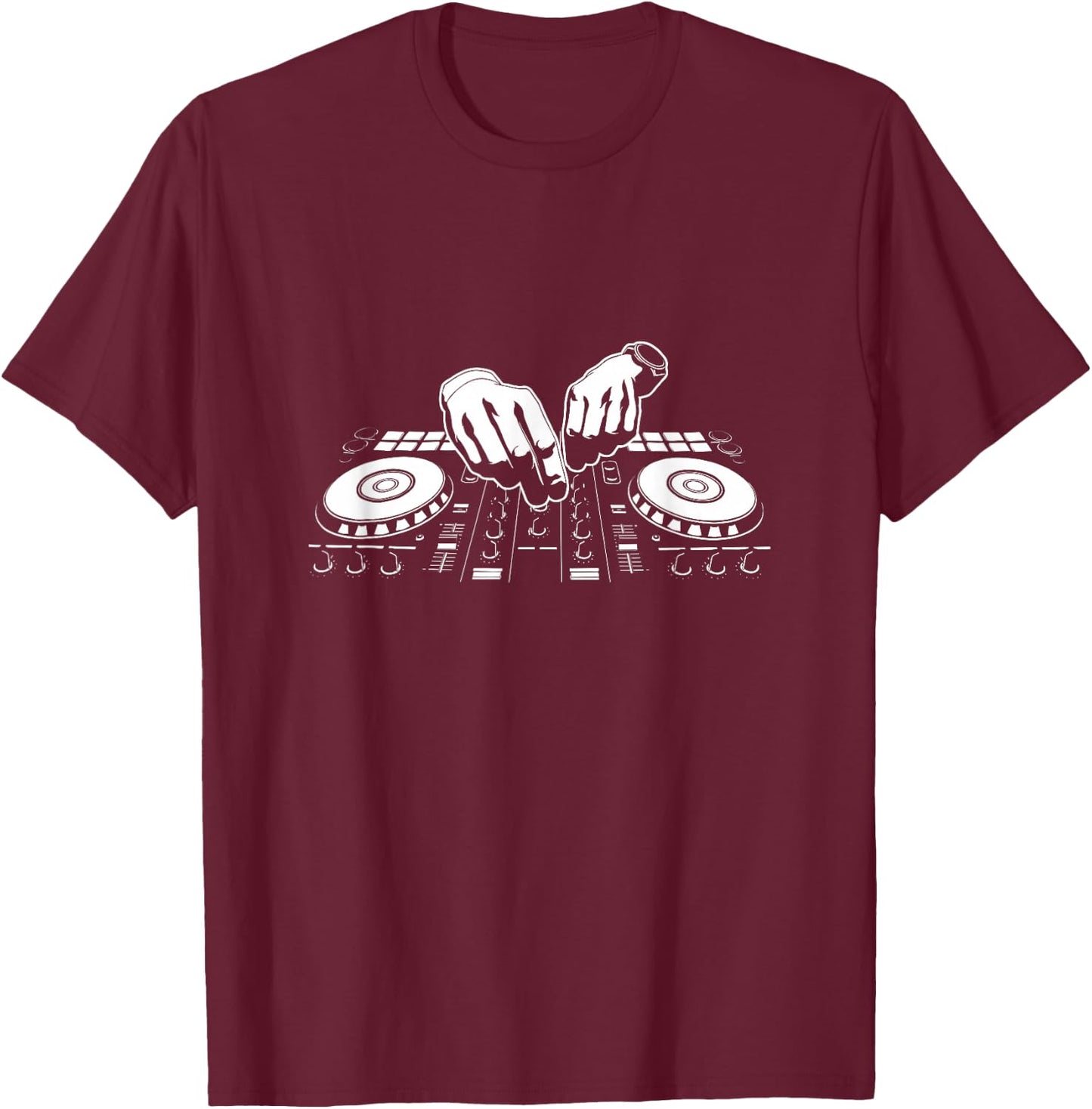 Gift a DJ and Disc Jockey T-Shirt - T-Shirt | Maroon