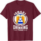 Israel Drinking Team T-Shirt - T-Shirt | Maroon