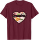 Floral Grandma Mothers Day Christian Bible Verse T-Shirt - T-Shirt | Maroon