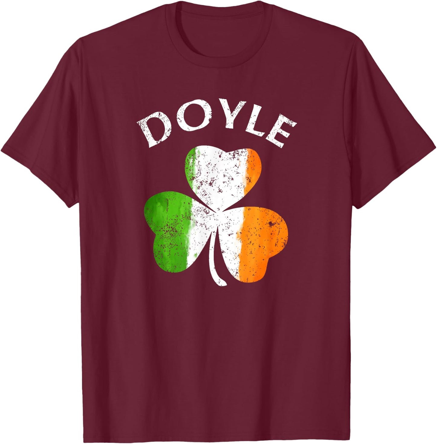 Doyle Irish Family Name T-Shirt - T-Shirt | Maroon