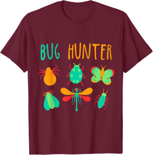 Bug Hunter Insect Lover Gift Kids - Boys & Girls T-Shirt - T-Shirt | Maroon